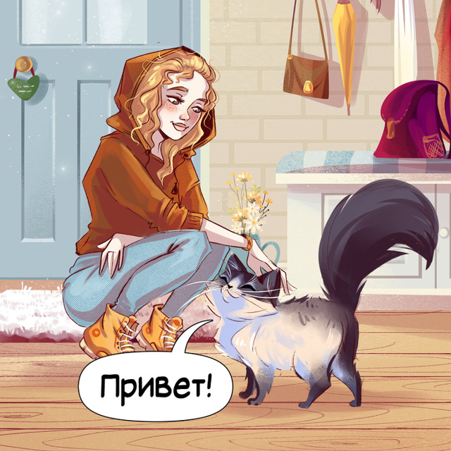 Кошка рычит и шипит – причины, действия