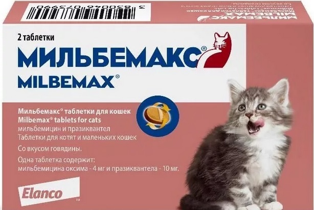 Мильбемакс для кошек – назначение, инструкция, отзывы